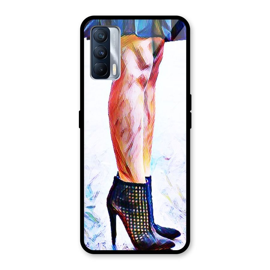 Sassy Heels Glass Back Case for Realme X7