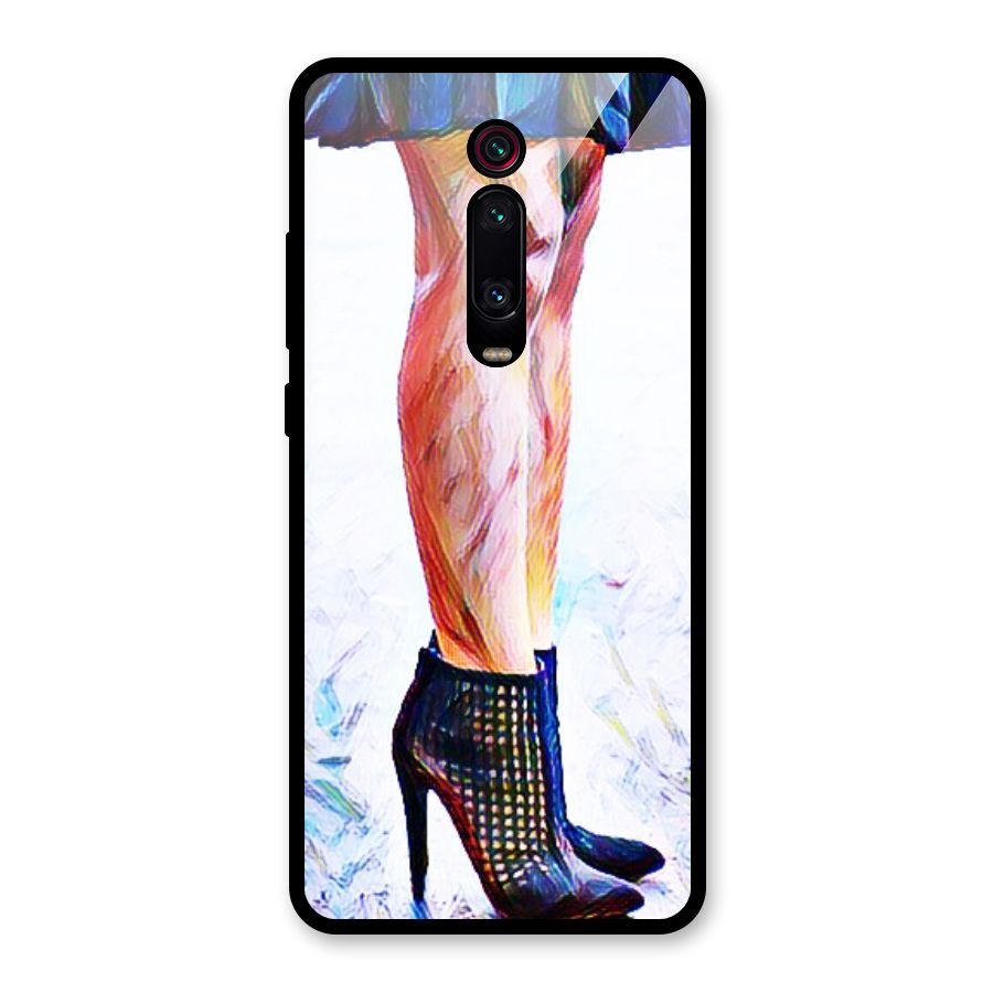Sassy Heels Glass Back Case for Redmi K20 Pro