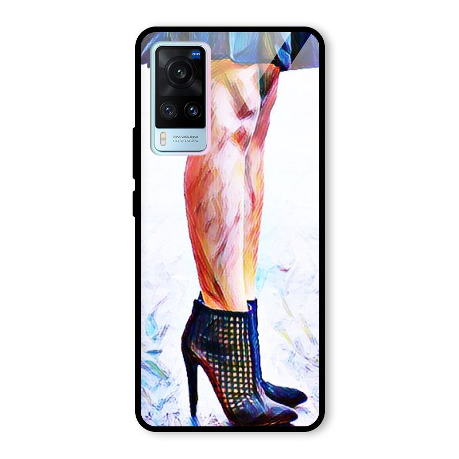 Sassy Heels Glass Back Case for Vivo X60