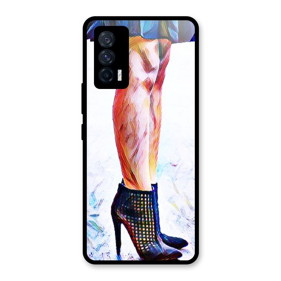 Sassy Heels Glass Back Case for Vivo iQOO 7 5G