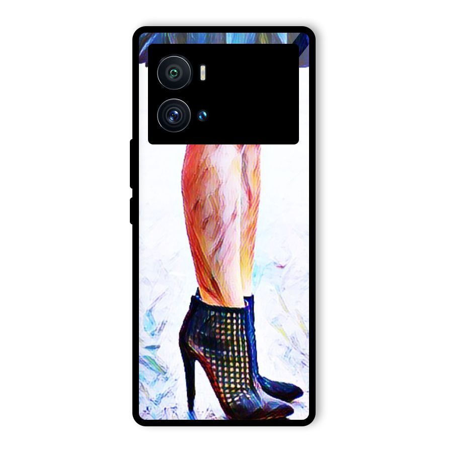 Sassy Heels Glass Back Case for Vivo iQOO 9 Pro