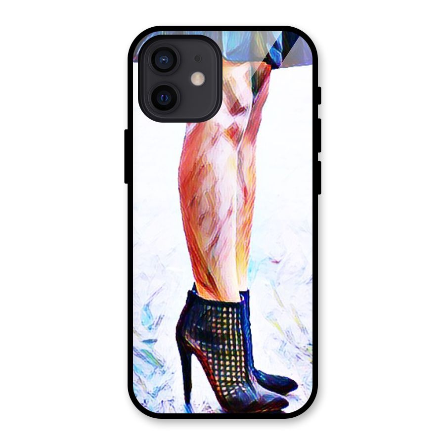 Sassy Heels Glass Back Case for iPhone 12