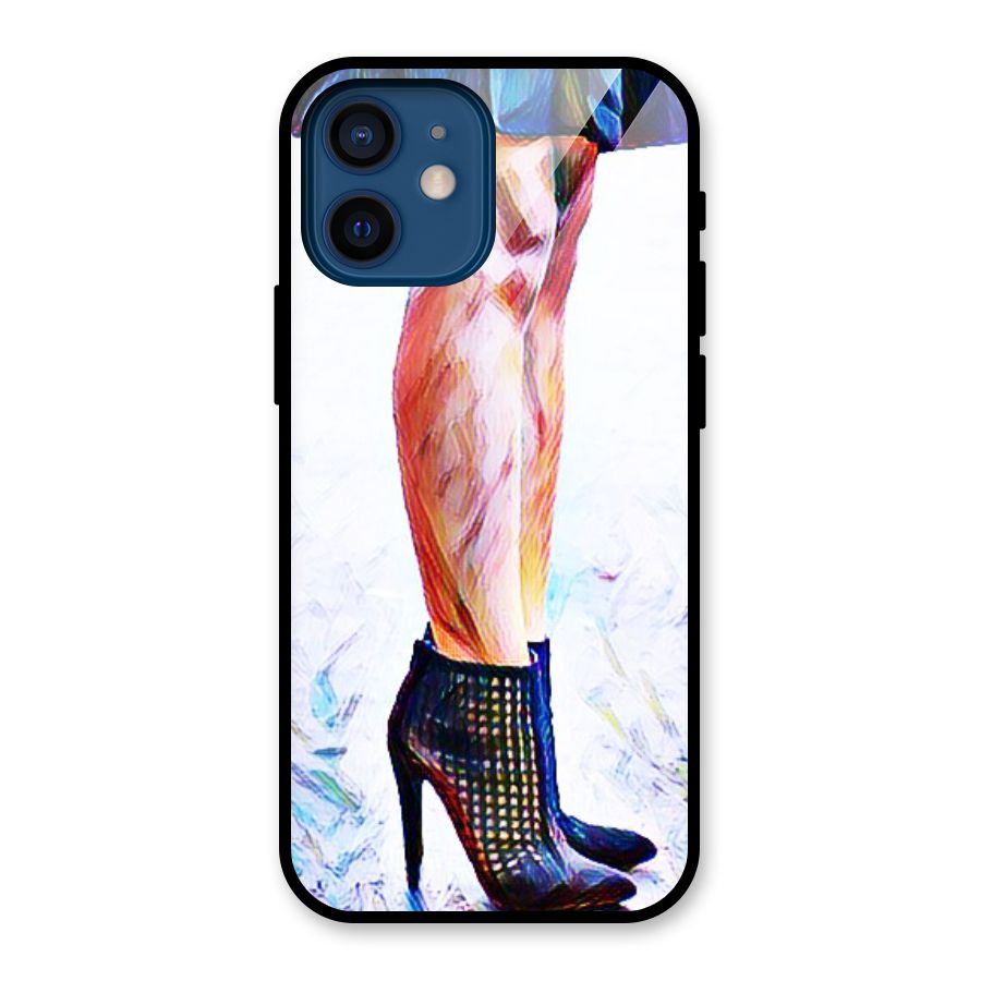 Sassy Heels Glass Back Case for iPhone 12 Mini