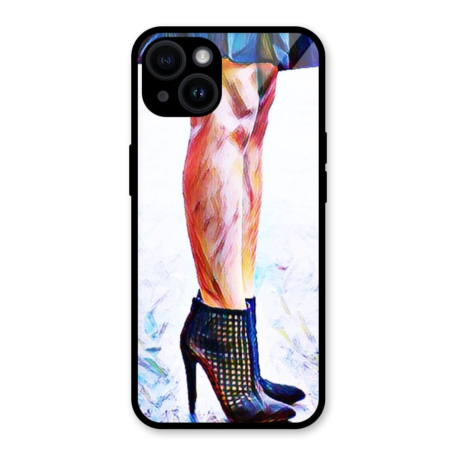 Sassy Heels Glass Back Case for iPhone 14