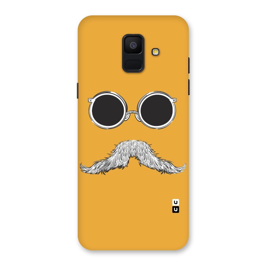 Sassy Mustache Back Case for Galaxy A6 (2018)