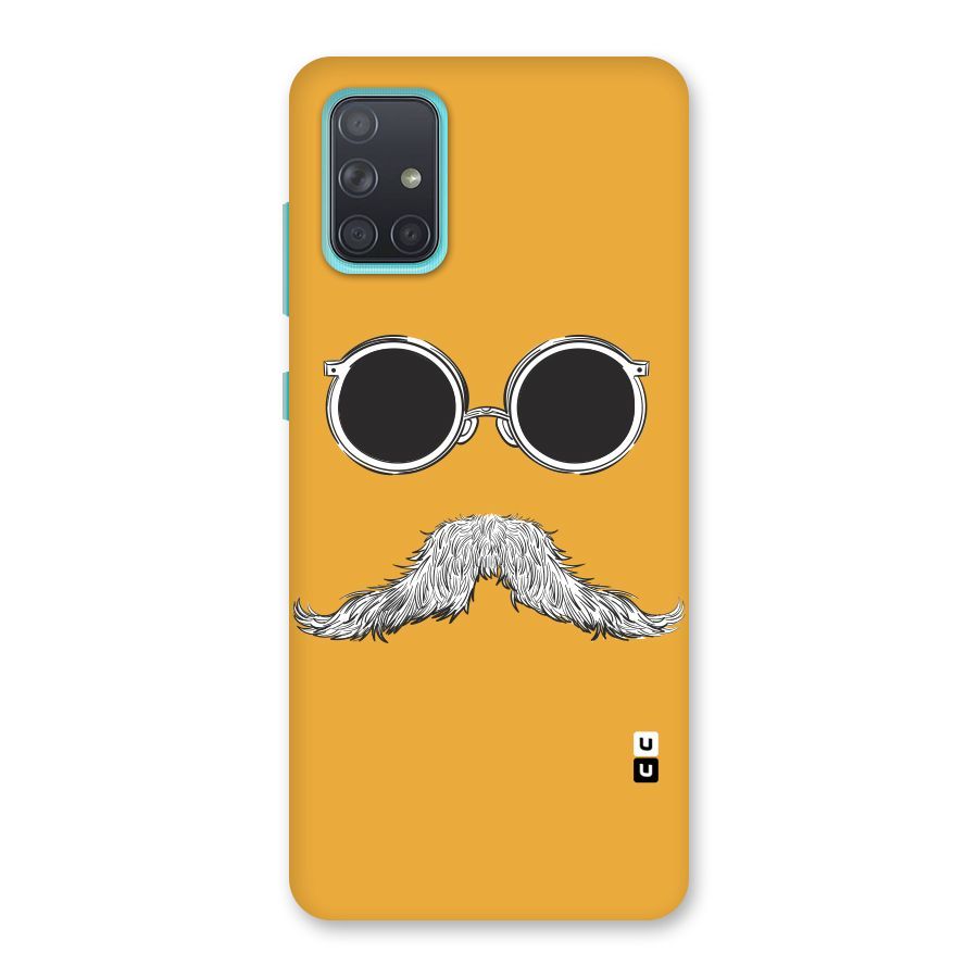 Sassy Mustache Back Case for Galaxy A71