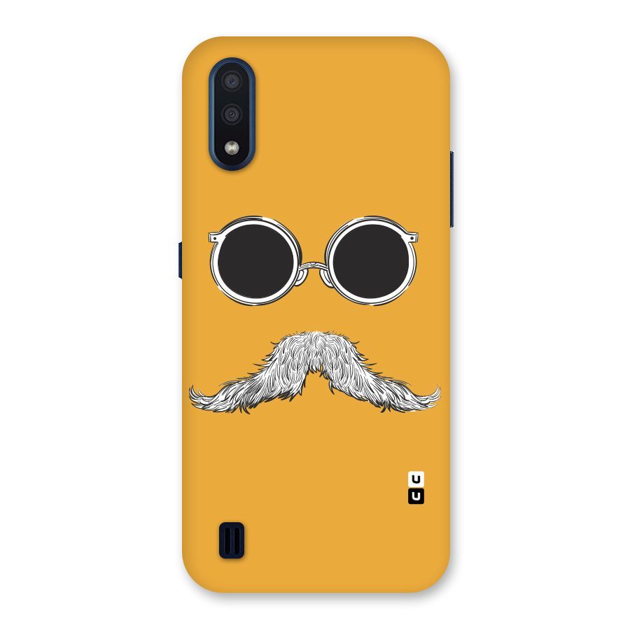 Sassy Mustache Back Case for Galaxy M01
