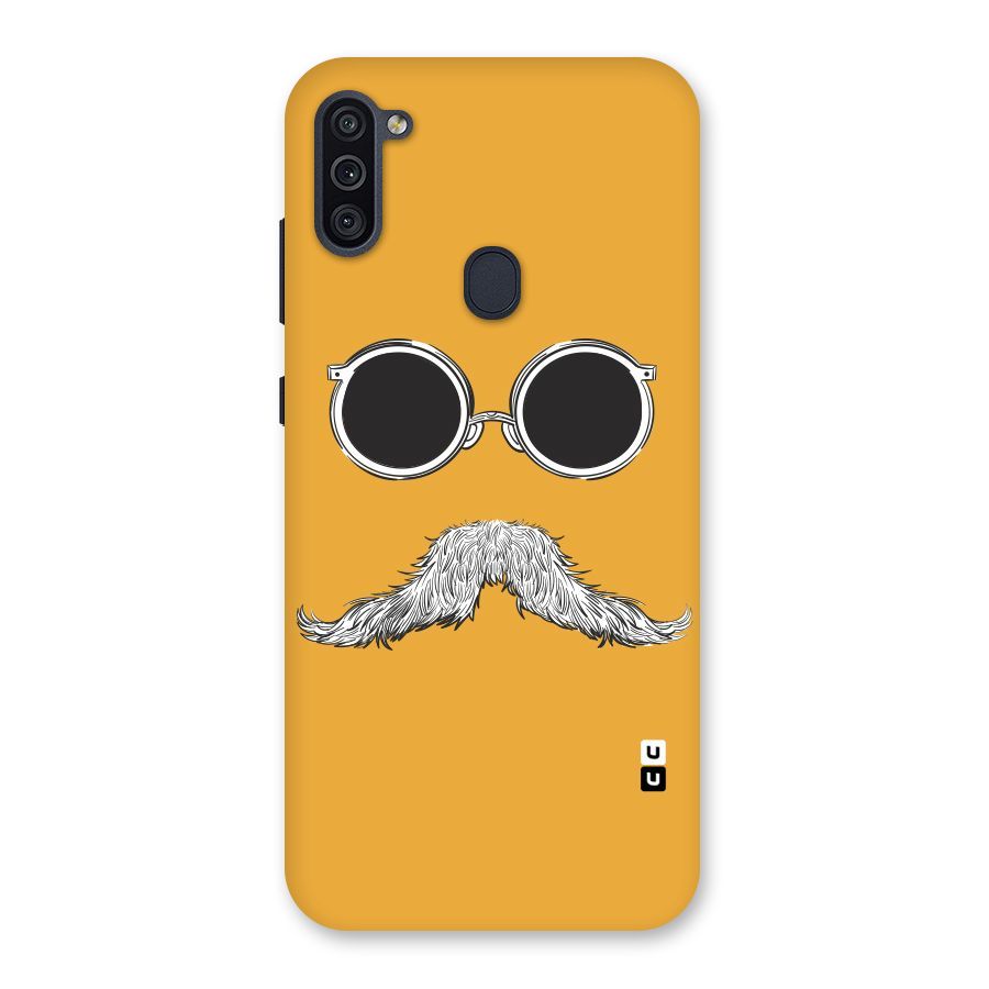Sassy Mustache Back Case for Galaxy M11