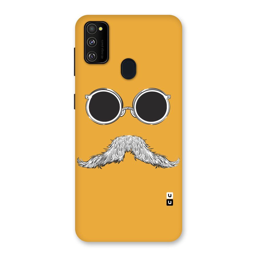 Sassy Mustache Back Case for Galaxy M30s