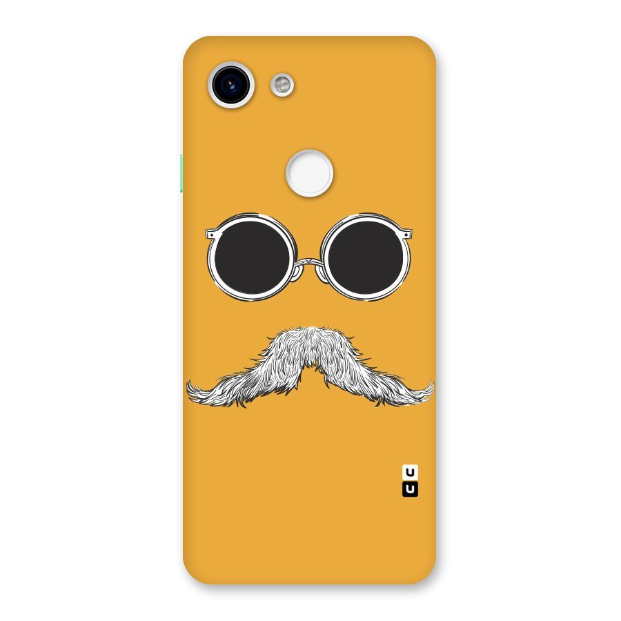 Sassy Mustache Back Case for Google Pixel 3