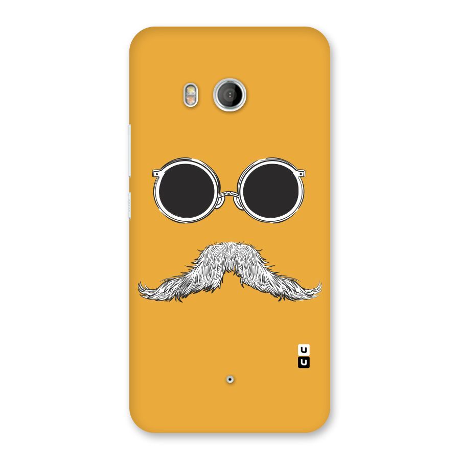 Sassy Mustache Back Case for HTC U11