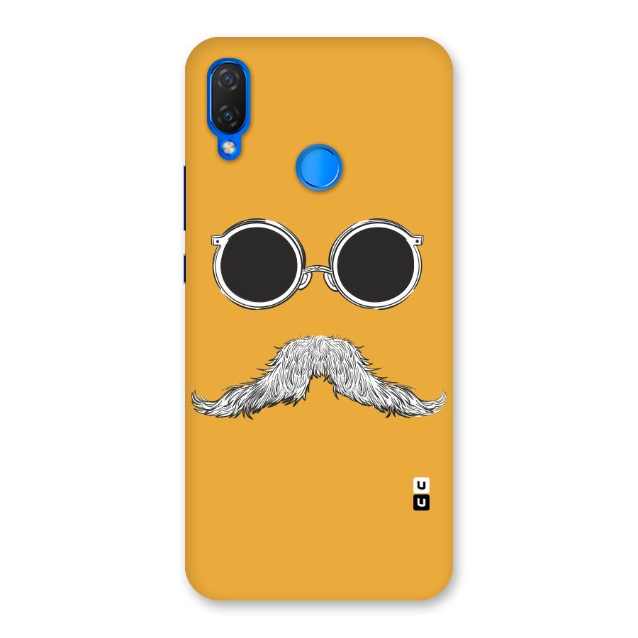 Sassy Mustache Back Case for Huawei P Smart+