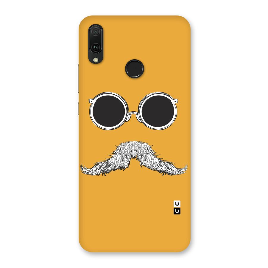 Sassy Mustache Back Case for Huawei Y9 (2019)