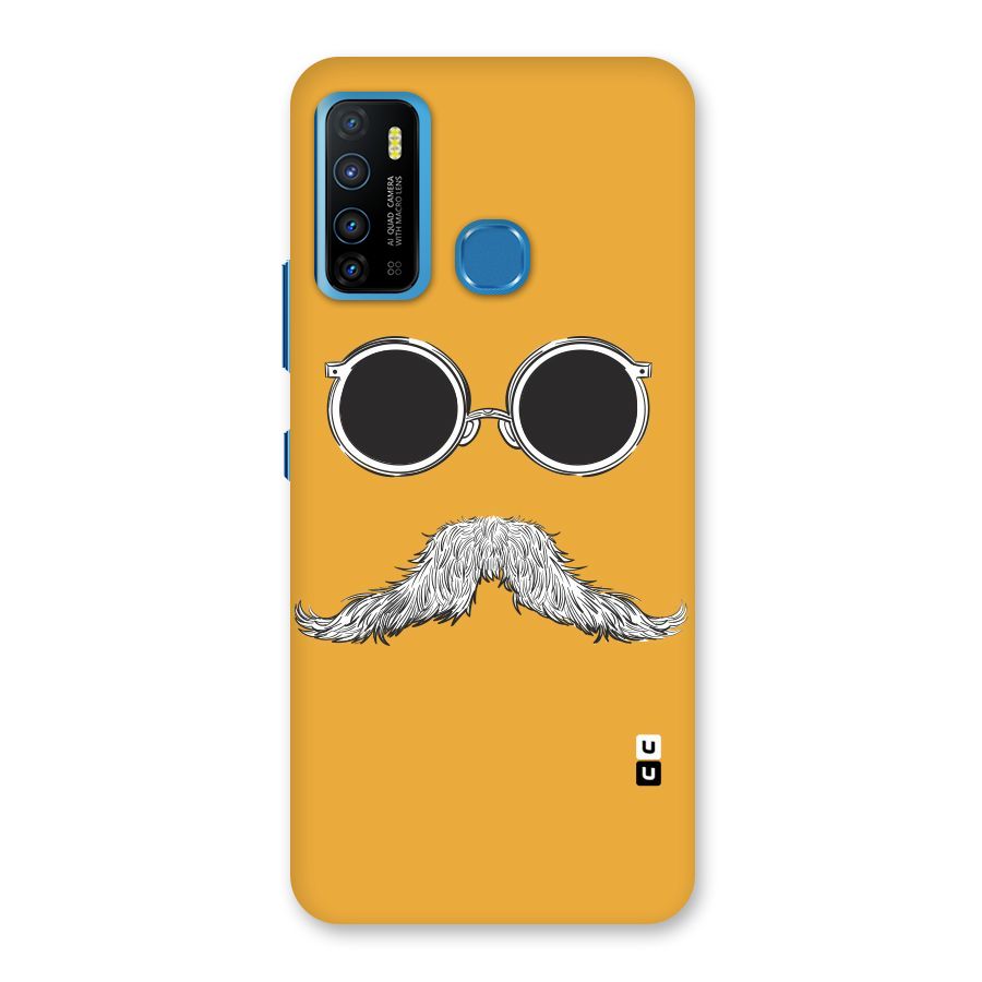 Sassy Mustache Back Case for Infinix Hot 9