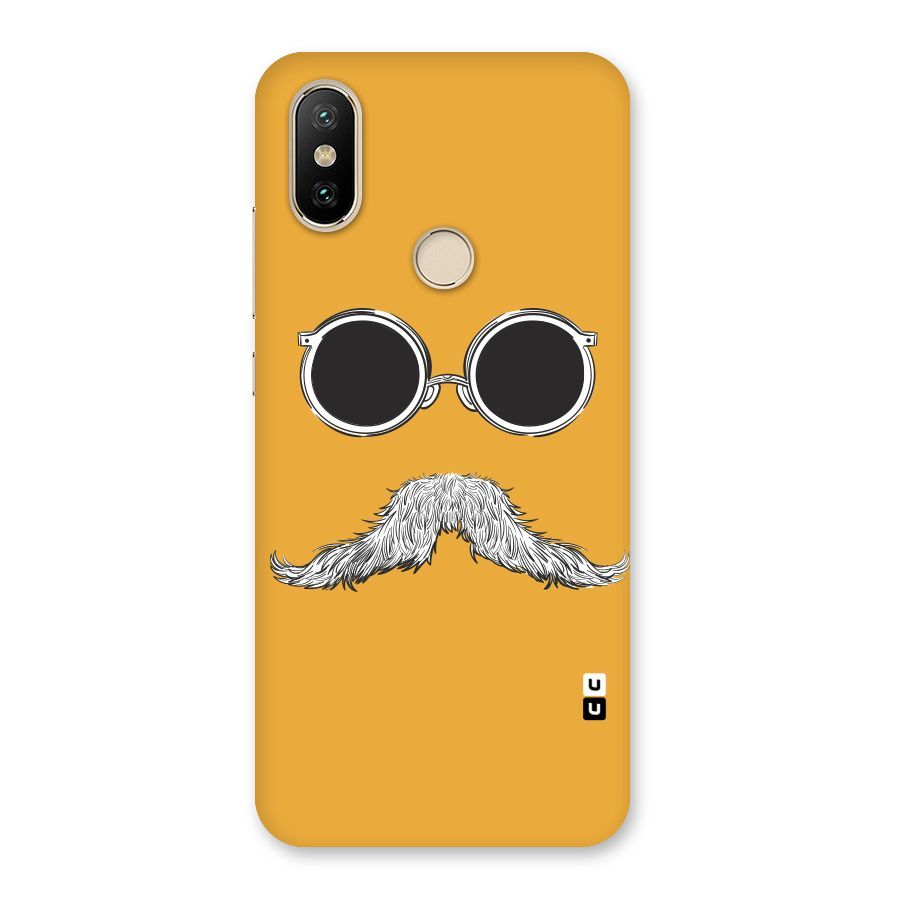 Sassy Mustache Back Case for Mi A2