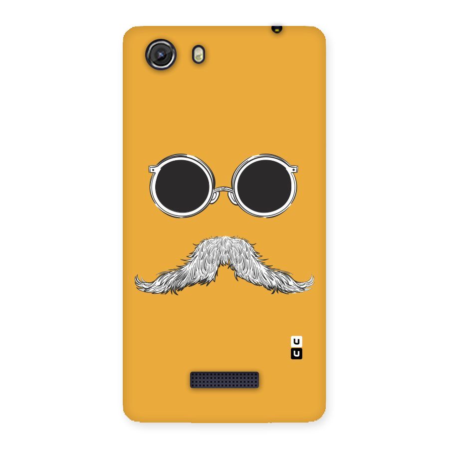 Sassy Mustache Back Case for Micromax Unite 3