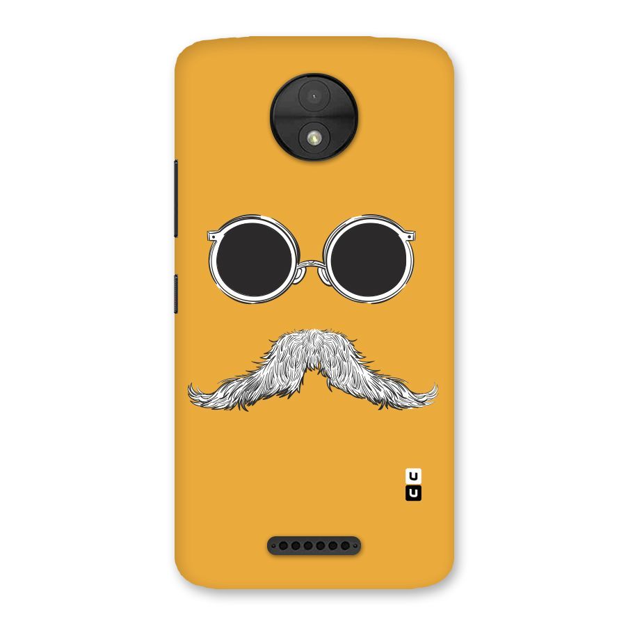 Sassy Mustache Back Case for Moto C
