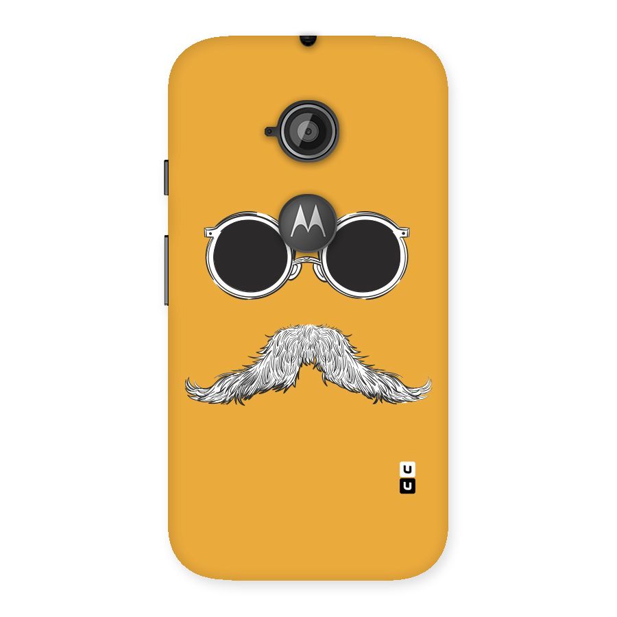 Sassy Mustache Back Case for Moto E 2nd Gen