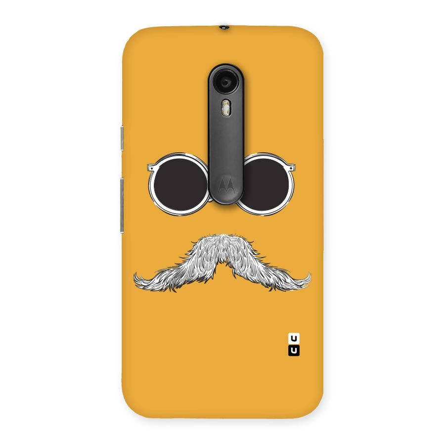 Sassy Mustache Back Case for Moto G3