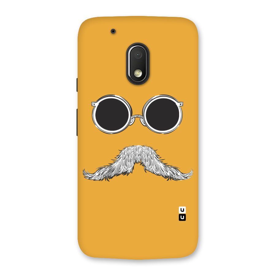 Sassy Mustache Back Case for Moto G4 Play