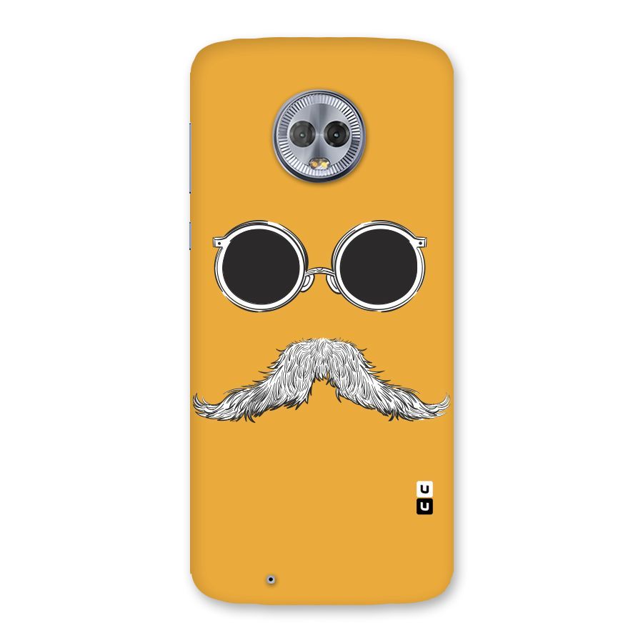Sassy Mustache Back Case for Moto G6