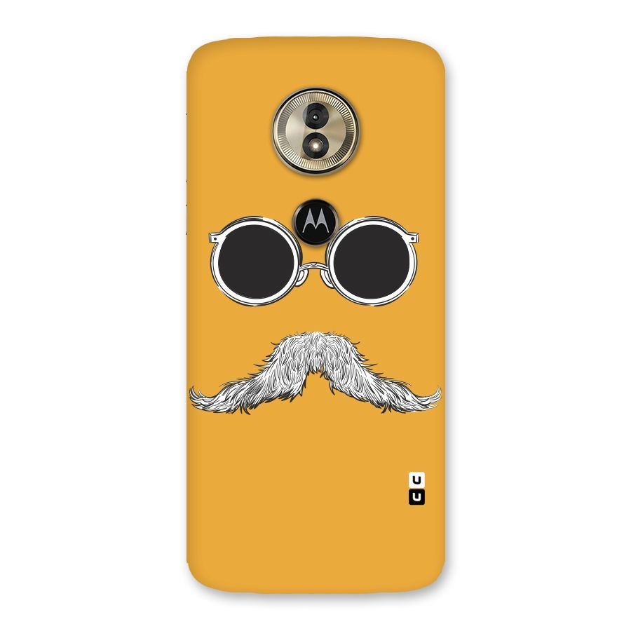 Sassy Mustache Back Case for Moto G6 Play