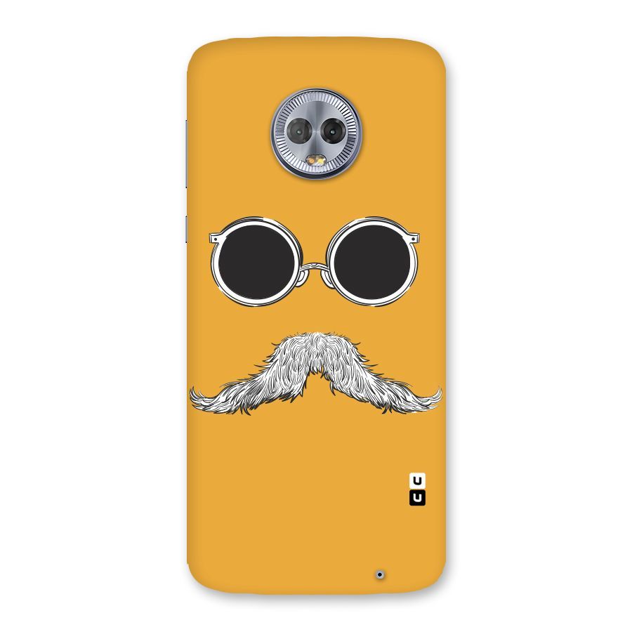 Sassy Mustache Back Case for Moto G6 Plus