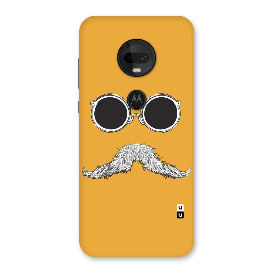Sassy Mustache Back Case for Moto G7