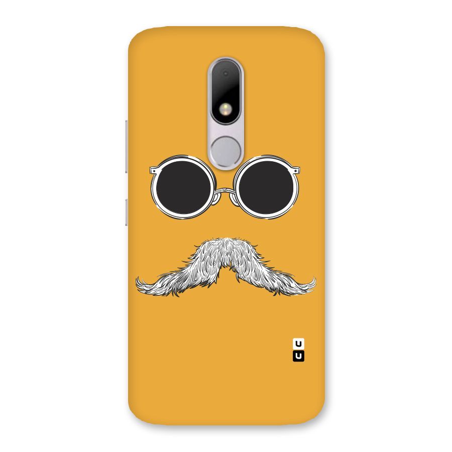 Sassy Mustache Back Case for Moto M