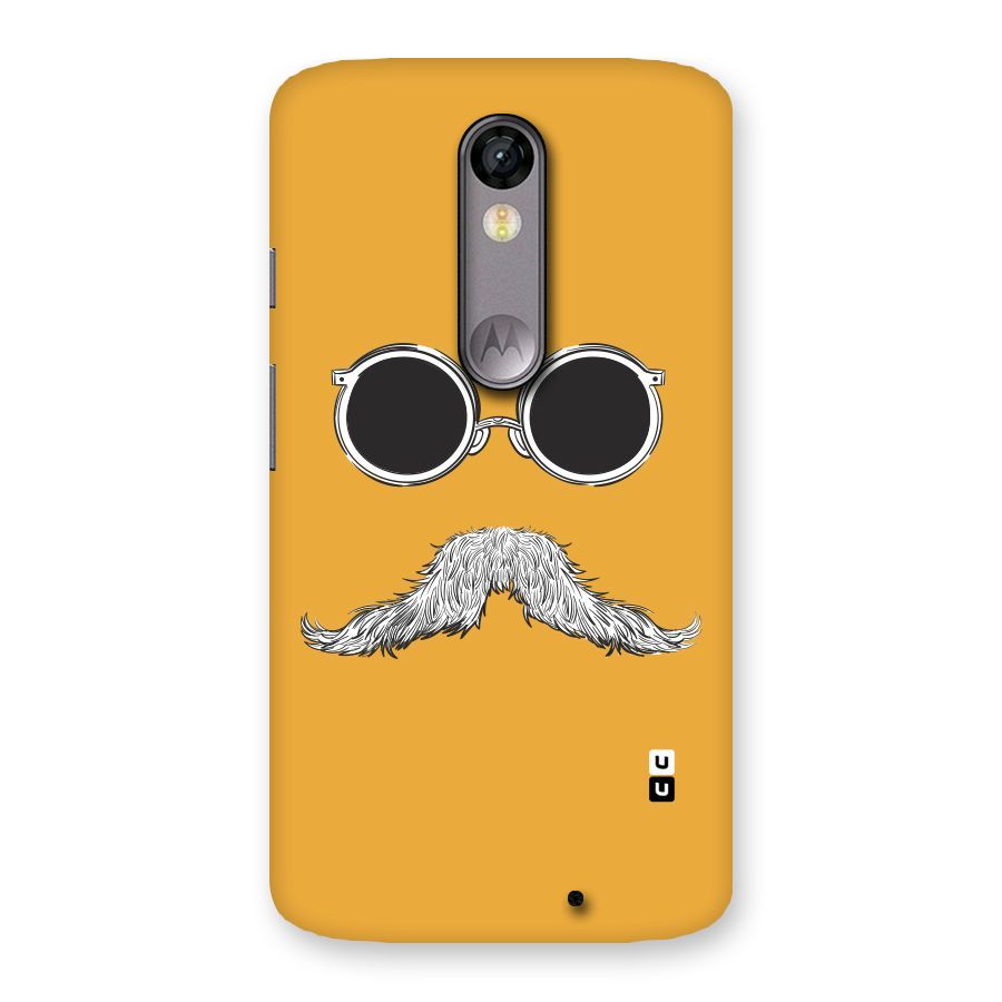 Sassy Mustache Back Case for Moto X Force