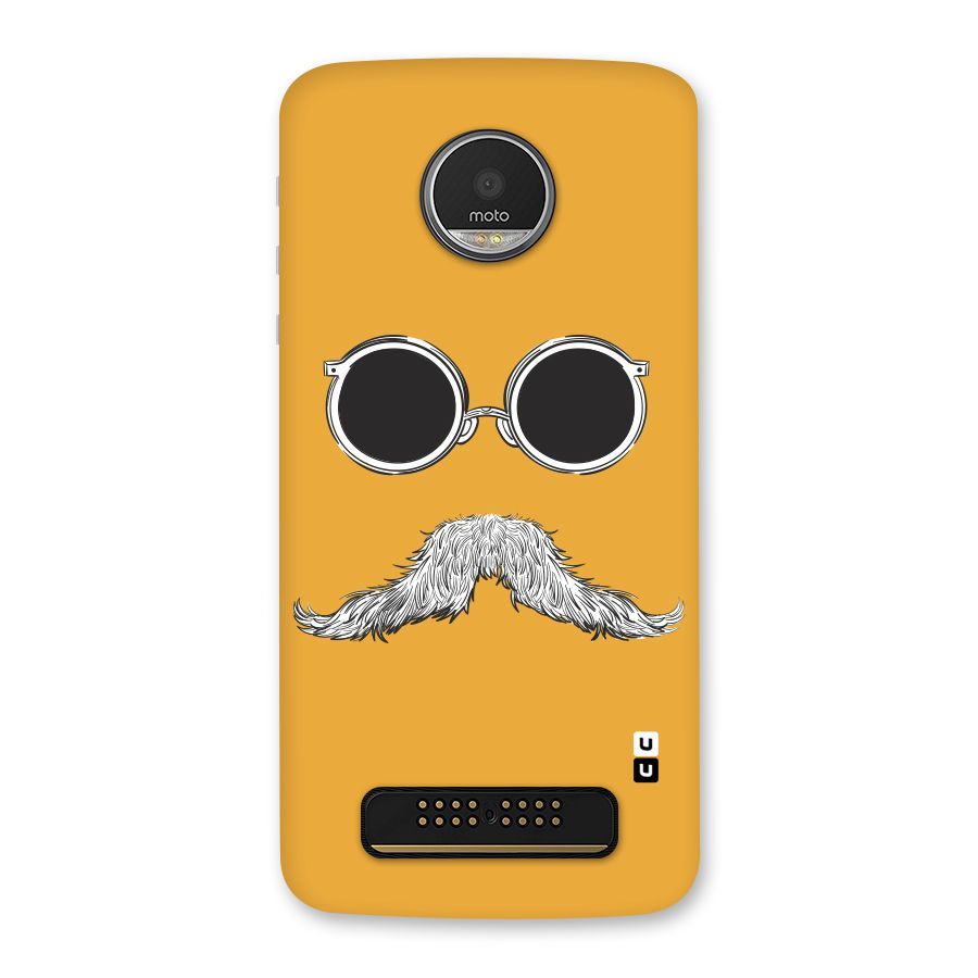 Sassy Mustache Back Case for Moto Z Play