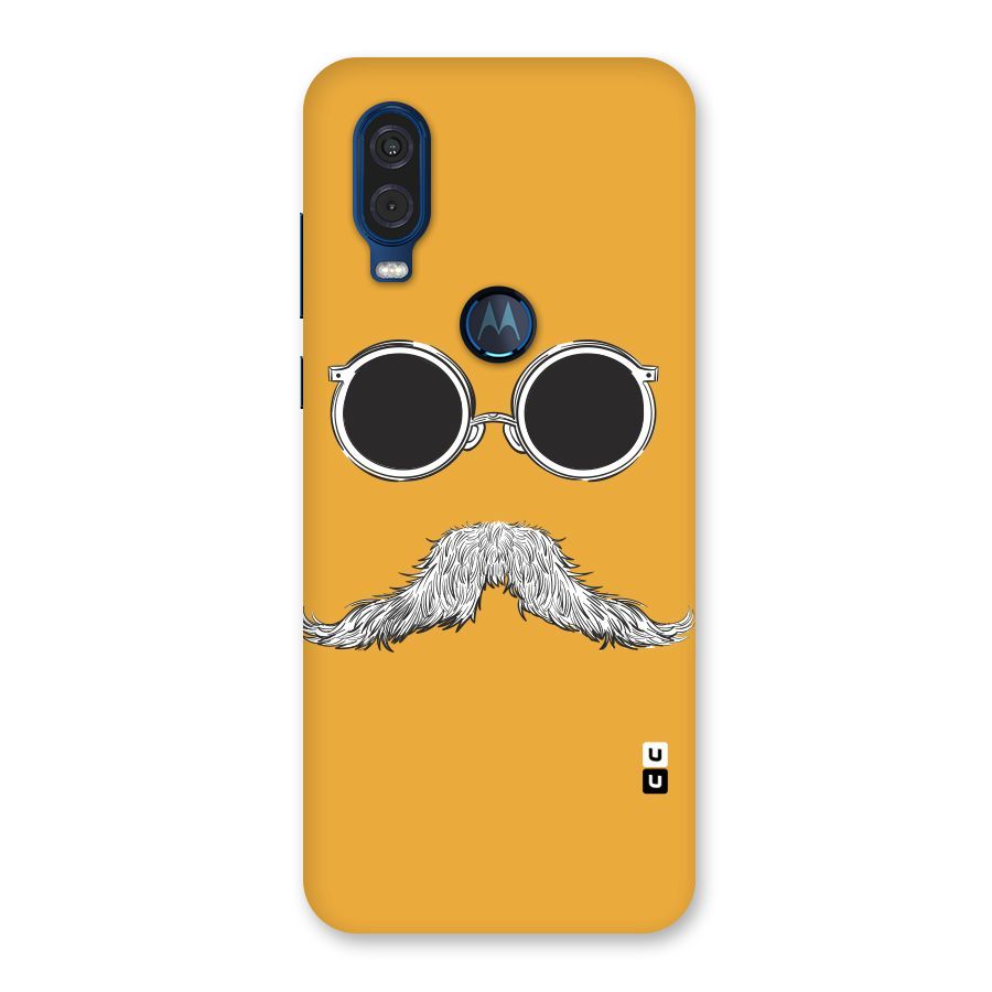 Sassy Mustache Back Case for Motorola One Vision