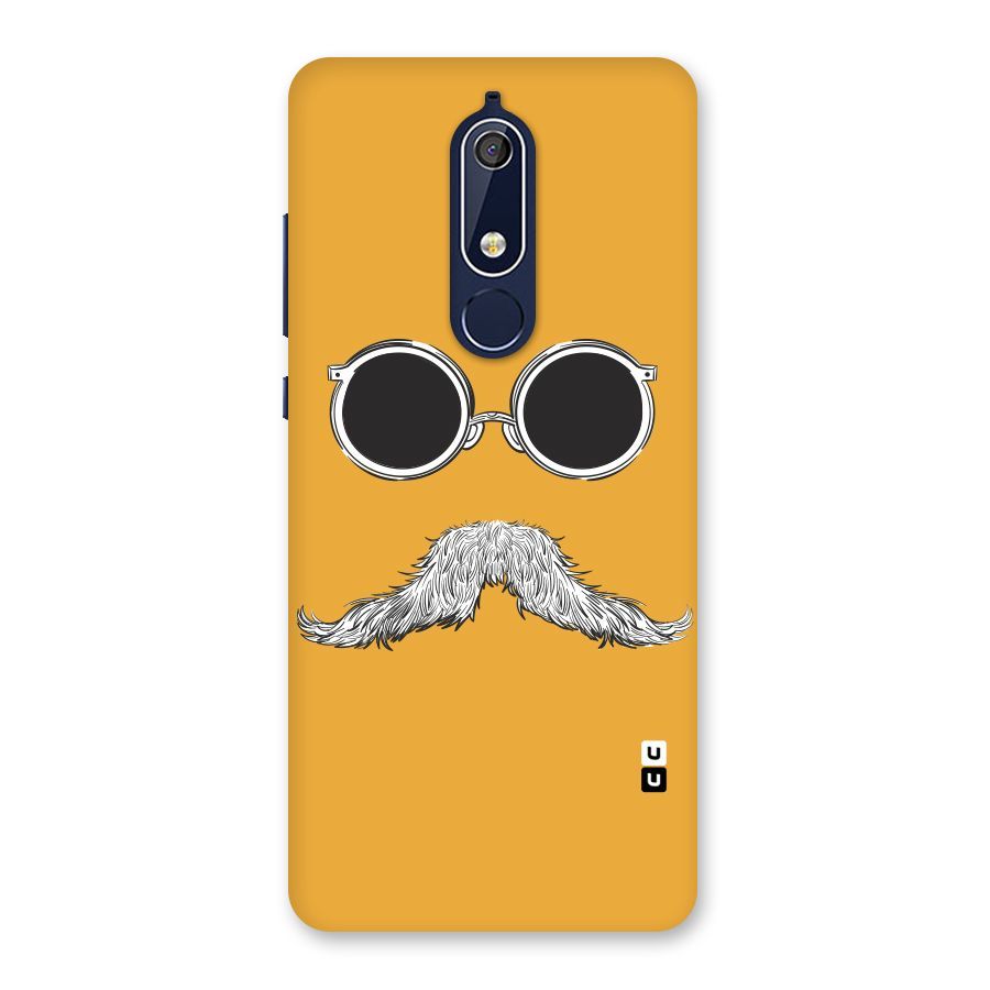 Sassy Mustache Back Case for Nokia 5.1