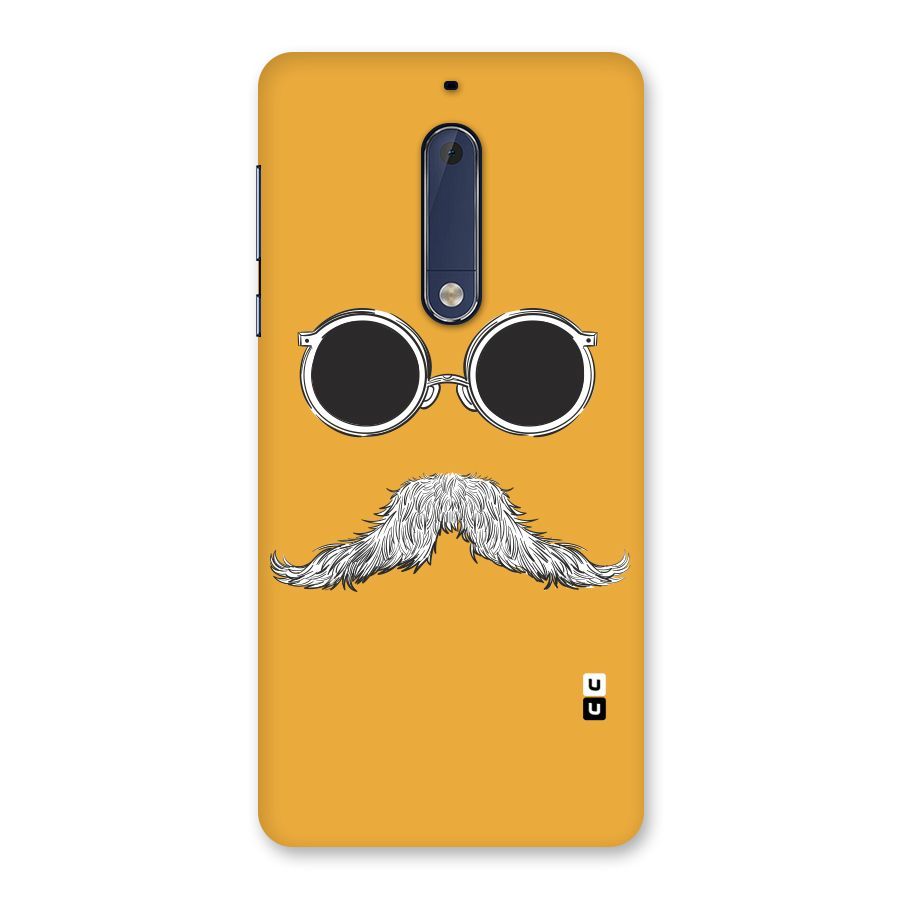 Sassy Mustache Back Case for Nokia 5