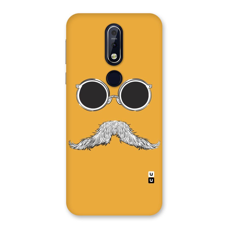 Sassy Mustache Back Case for Nokia 7.1