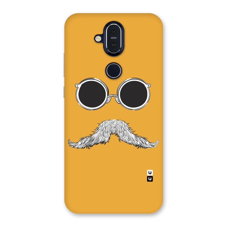 Sassy Mustache Back Case for Nokia 8.1