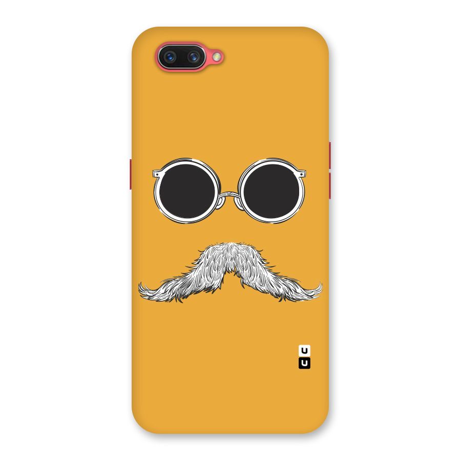 Sassy Mustache Back Case for Oppo A3s