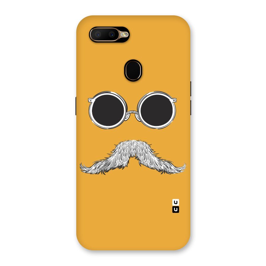 Sassy Mustache Back Case for Oppo A5s