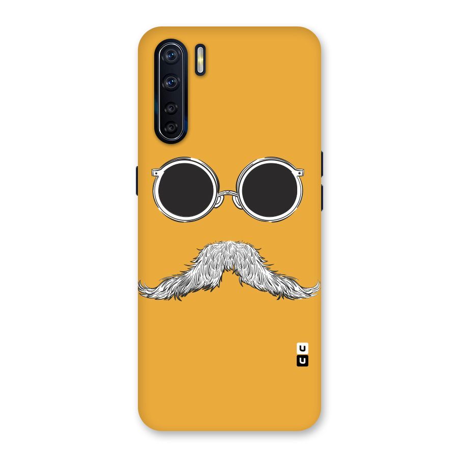 Sassy Mustache Back Case for Oppo F15