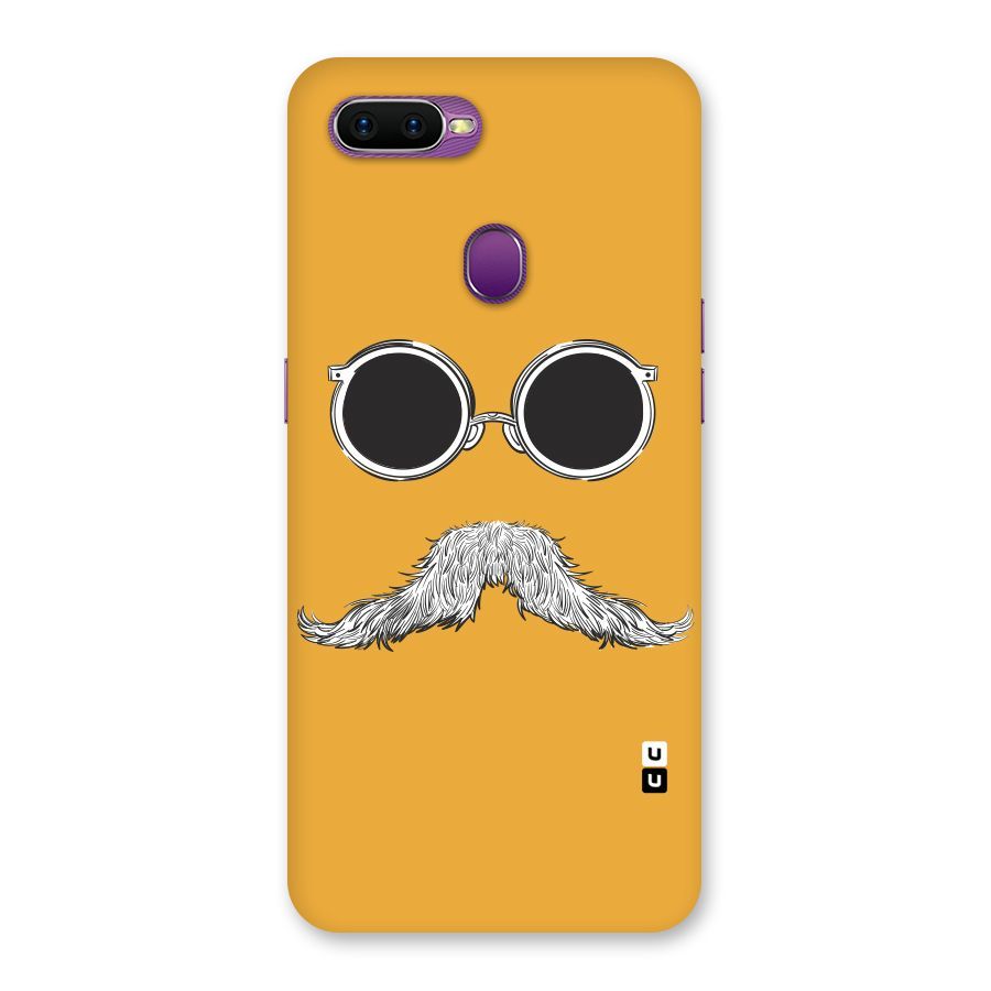 Sassy Mustache Back Case for Oppo F9