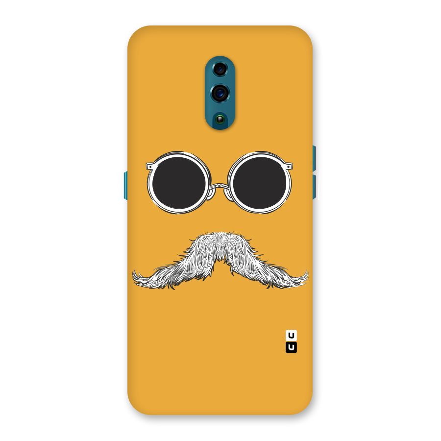 Sassy Mustache Back Case for Oppo Reno