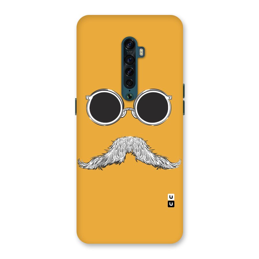 Sassy Mustache Back Case for Oppo Reno2
