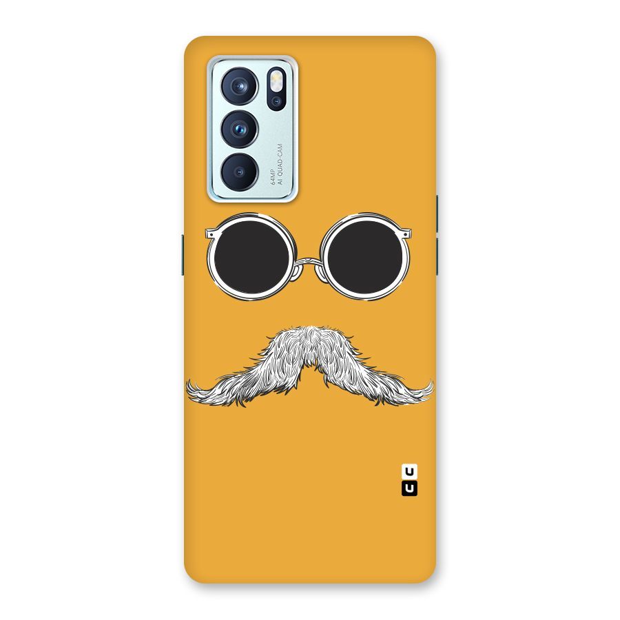Sassy Mustache Back Case for Oppo Reno6 Pro 5G