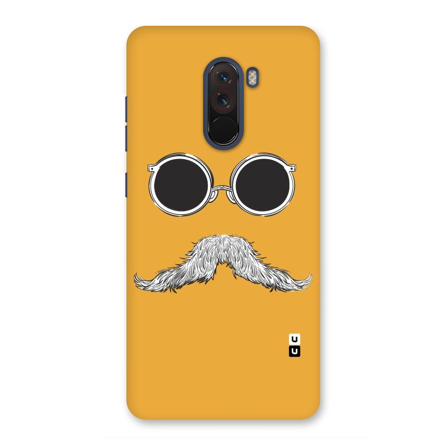 Sassy Mustache Back Case for Poco F1