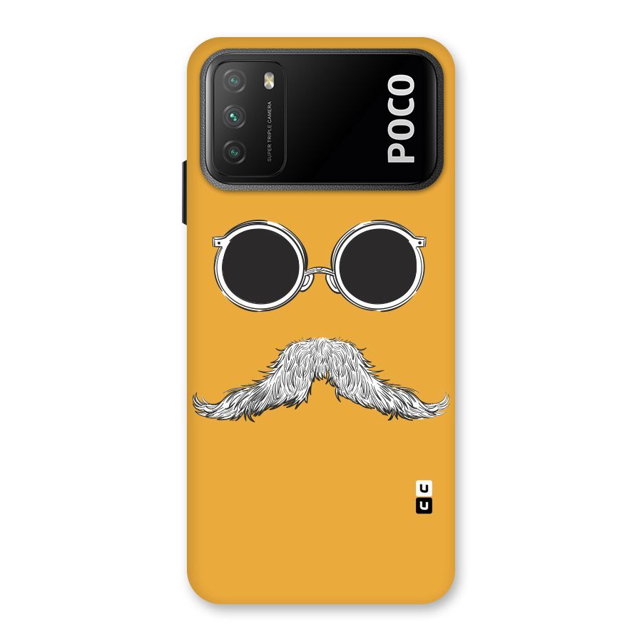 Sassy Mustache Back Case for Poco M3