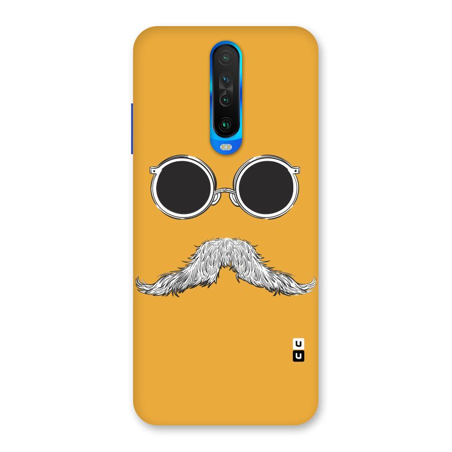 Sassy Mustache Back Case for Poco X2