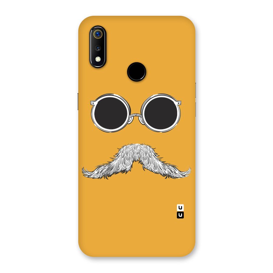 Sassy Mustache Back Case for Realme 3
