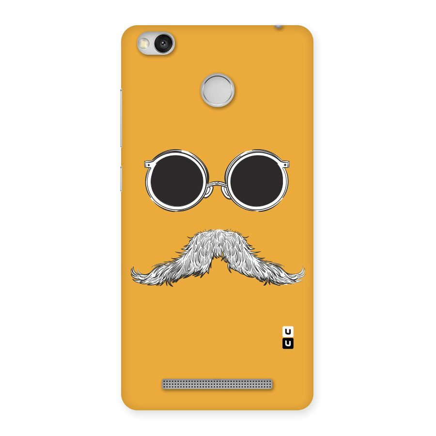 Sassy Mustache Back Case for Redmi 3S Prime