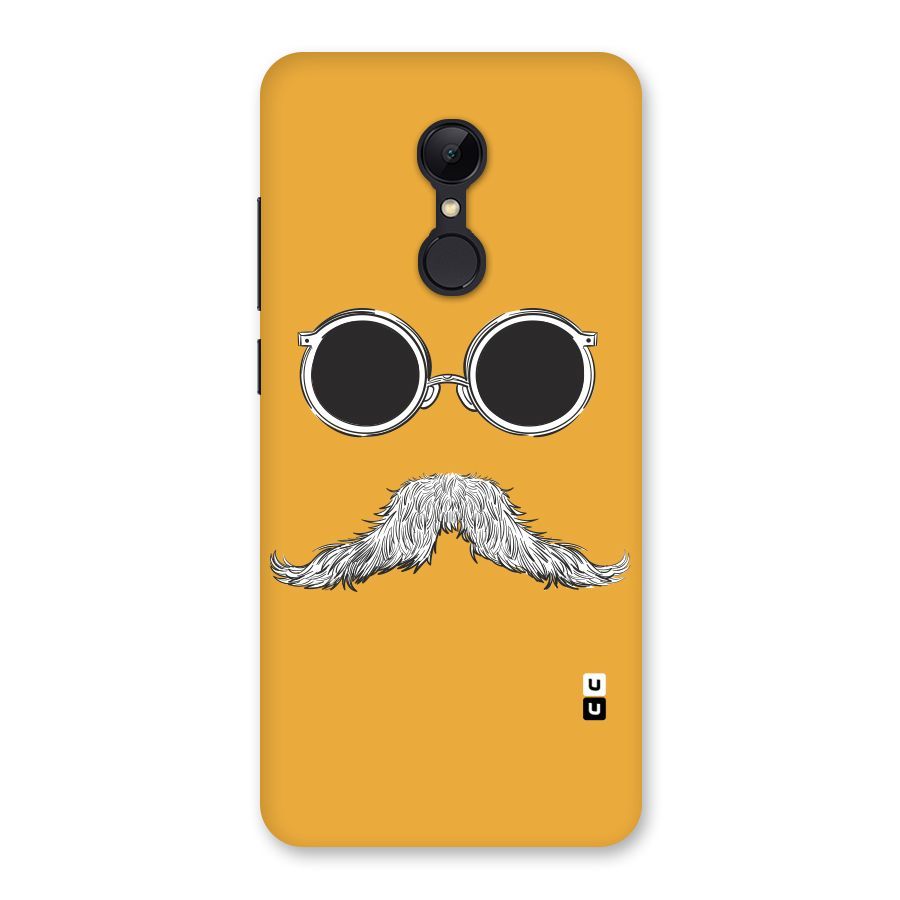 Sassy Mustache Back Case for Redmi 5