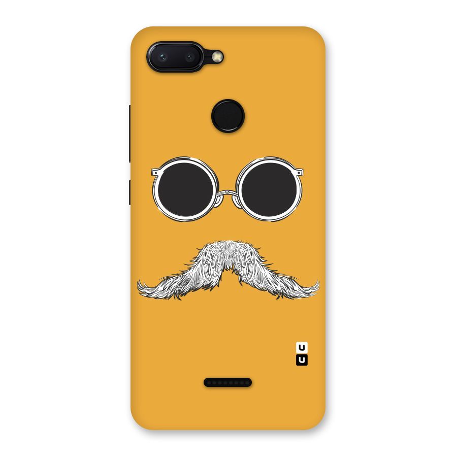 Sassy Mustache Back Case for Redmi 6